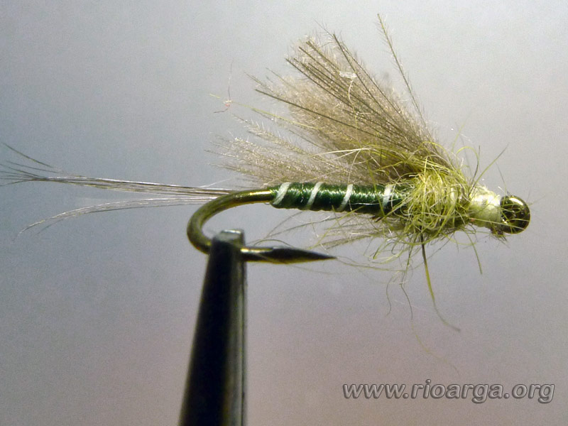 Vista del montaje desde  abajo