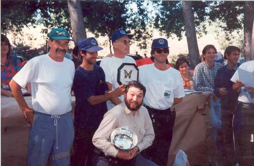 Fiesta del Río Arga 1.996, Entrega de trofeos, El día fue soleado, apto para la pesca.