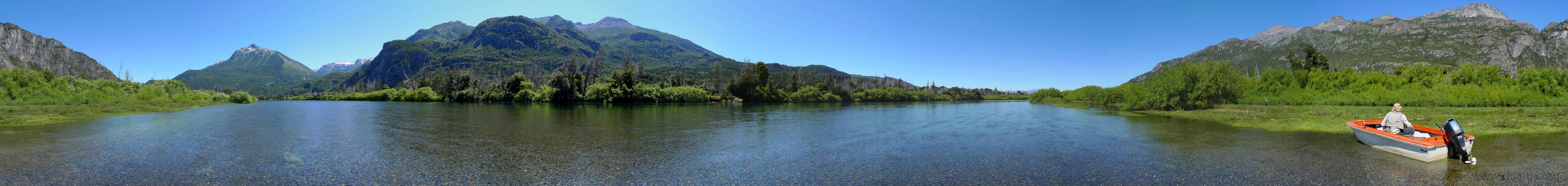 Panorama del río Futalefú